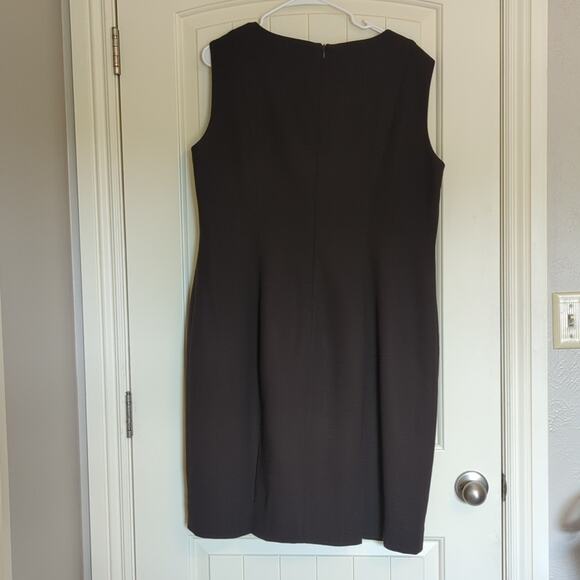 Vintage Created for Mary Kay by Brookhurst, Inc. Brown Wool Dress & Jacket 16R - Picture 7 of 16